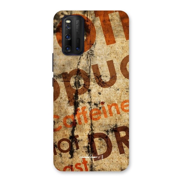 Coffee Caffeine Back Case for Vivo iQOO 3