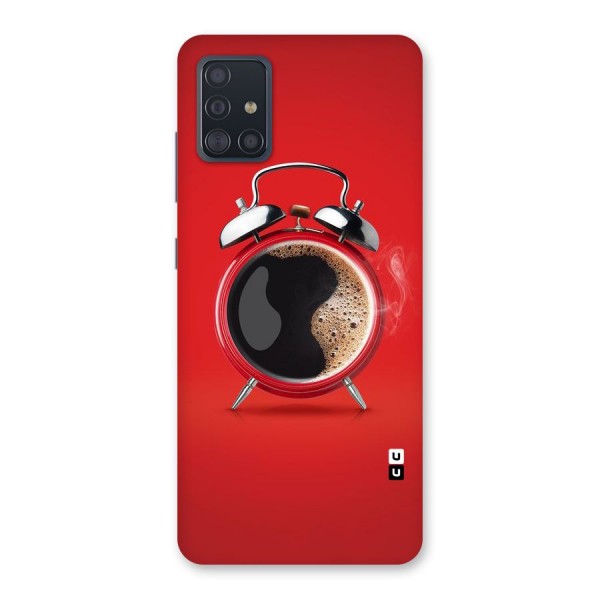 Coffee Clock Back Case for Galaxy A51