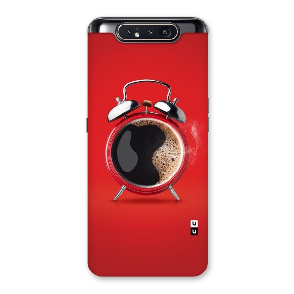 Coffee Clock Back Case for Galaxy A80