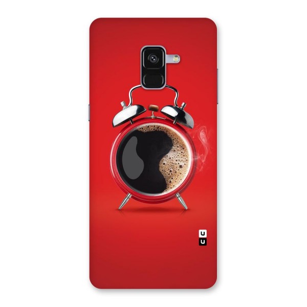 Coffee Clock Back Case for Galaxy A8 Plus