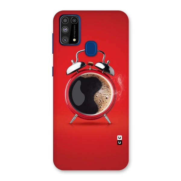 Coffee Clock Back Case for Galaxy F41