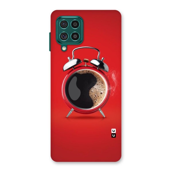 Coffee Clock Back Case for Galaxy F62