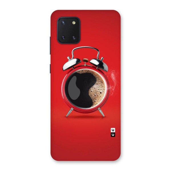 Coffee Clock Back Case for Galaxy Note 10 Lite