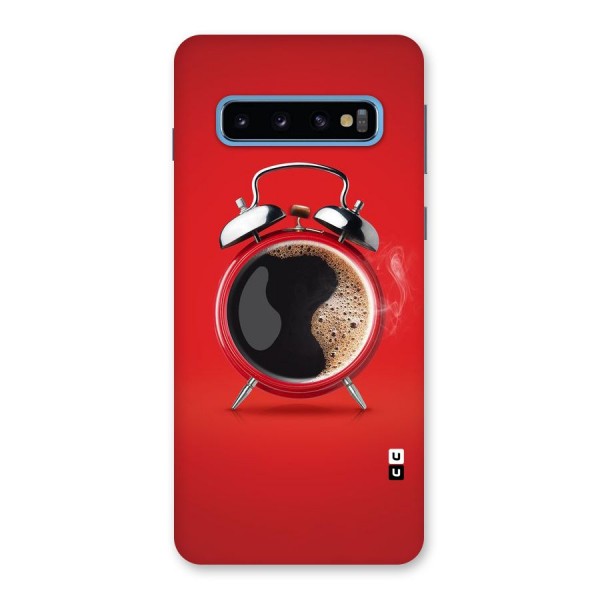 Coffee Clock Back Case for Galaxy S10