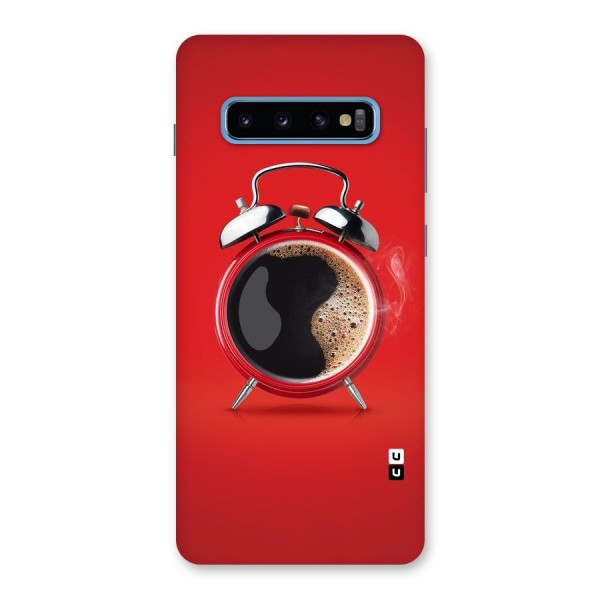 Coffee Clock Back Case for Galaxy S10 Plus