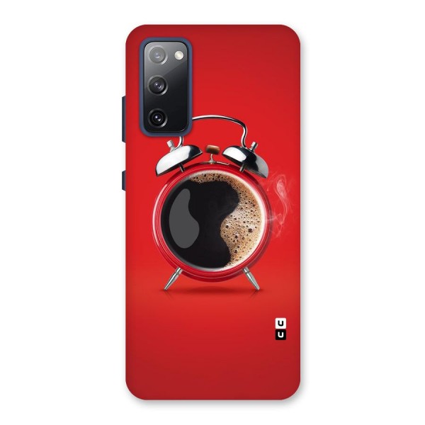 Coffee Clock Back Case for Galaxy S20 FE