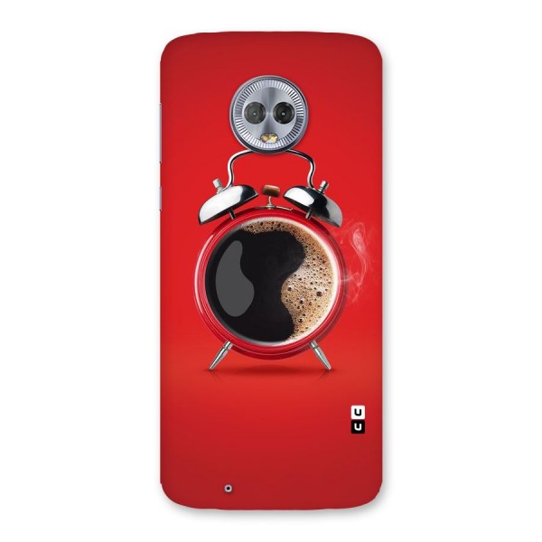 Coffee Clock Back Case for Moto G6