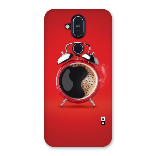 Coffee Clock Back Case for Nokia 8.1