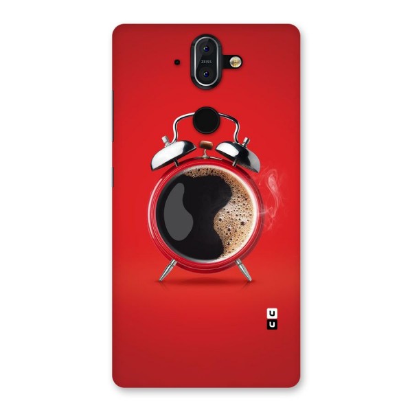 Coffee Clock Back Case for Nokia 8 Sirocco