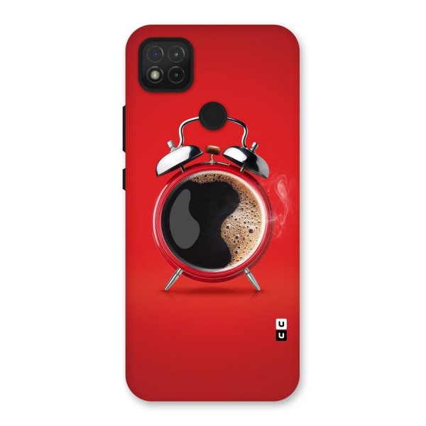 Coffee Clock Back Case for Redmi 9