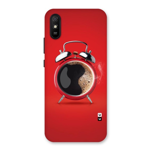 Coffee Clock Back Case for Redmi 9i