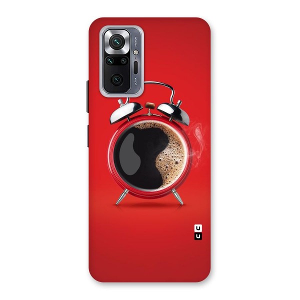 Coffee Clock Back Case for Redmi Note 10 Pro