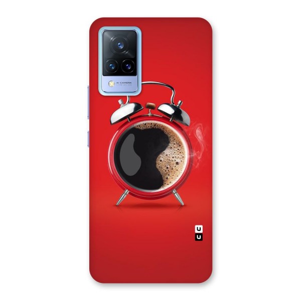 Coffee Clock Back Case for Vivo V21 5G