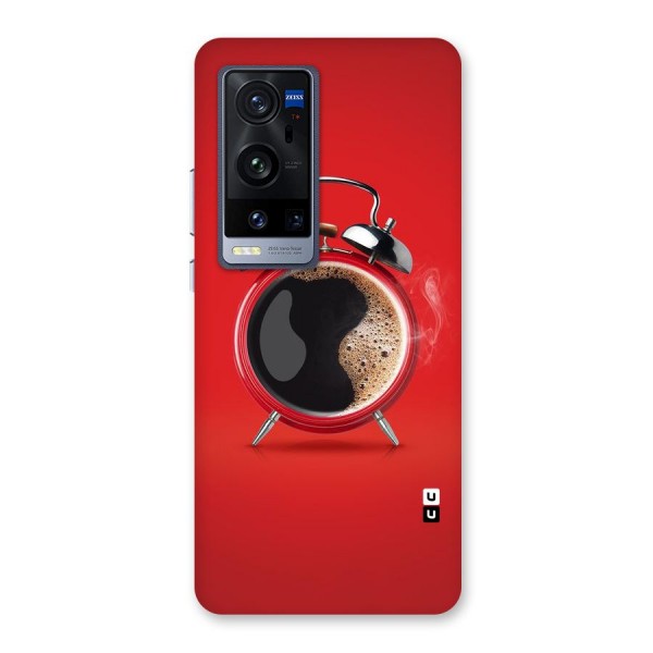 Coffee Clock Back Case for Vivo X60 Pro Plus