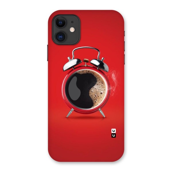 Coffee Clock Back Case for iPhone 11