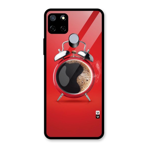 Coffee Clock Glass Back Case for Realme C12