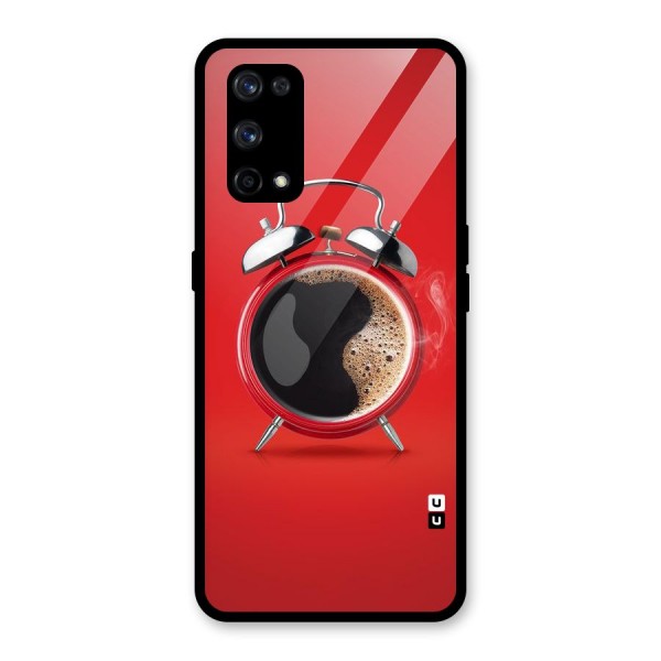 Coffee Clock Glass Back Case for Realme X7 Pro