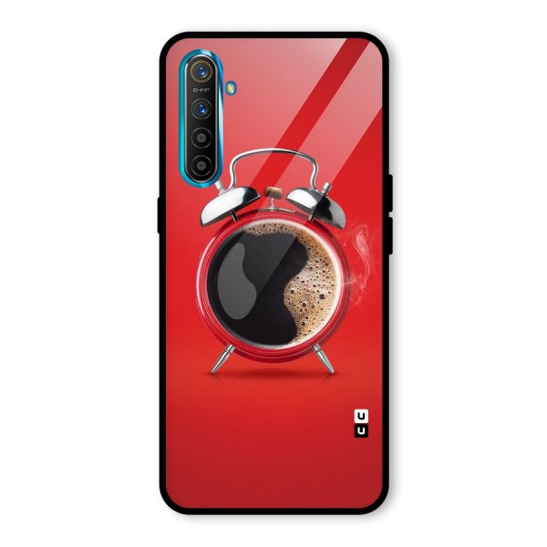 Coffee Clock Glass Back Case for Realme XT