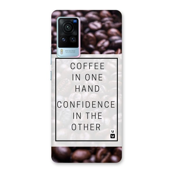 Coffee Confidence Quote Back Case for Vivo X60 Pro