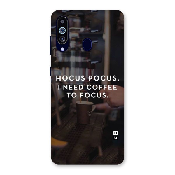 Coffee Focus Back Case for Galaxy A60