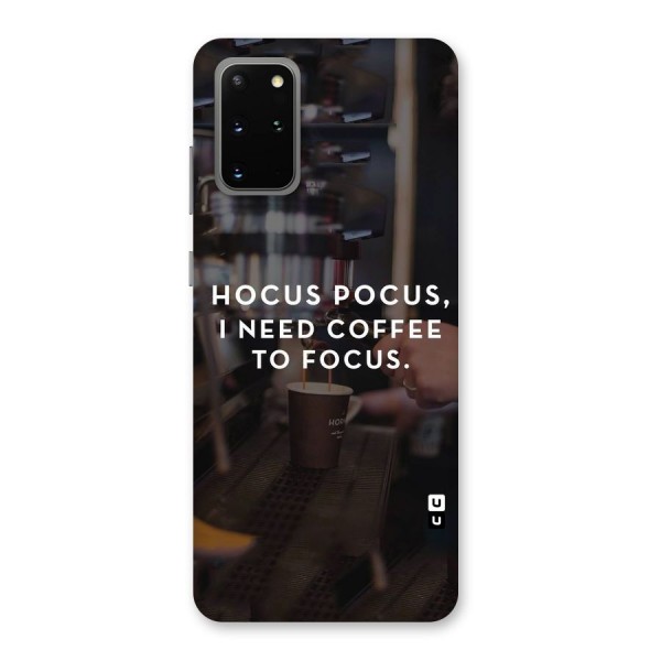 Coffee Focus Back Case for Galaxy S20 Plus