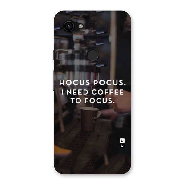 Coffee Focus Back Case for Google Pixel 3a XL