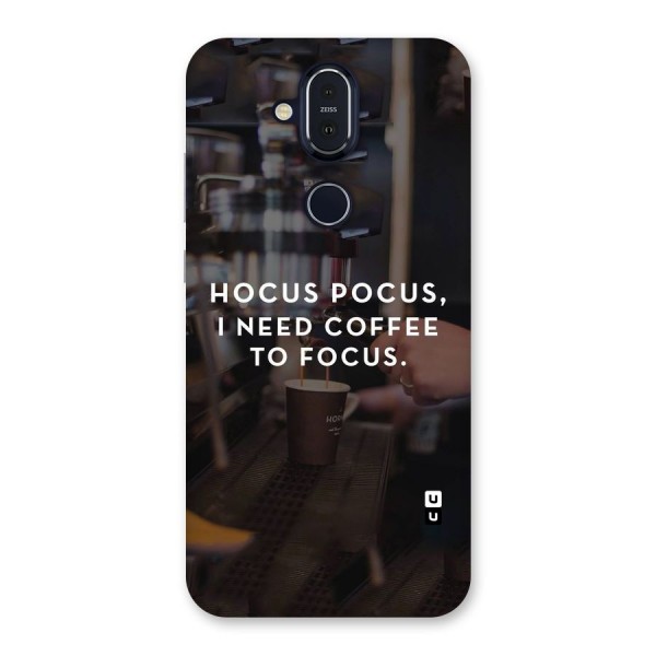 Coffee Focus Back Case for Nokia 8.1