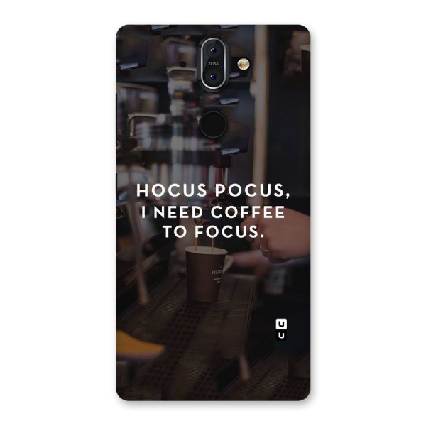 Coffee Focus Back Case for Nokia 8 Sirocco