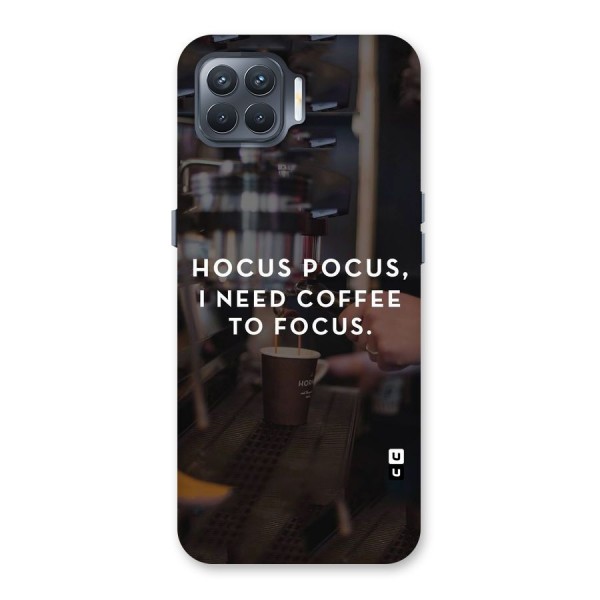 Coffee Focus Back Case for Oppo F17 Pro