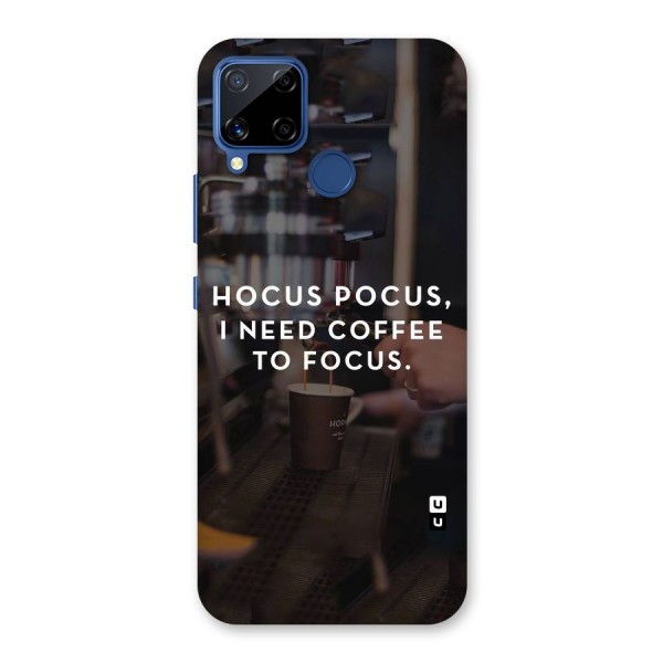 Coffee Focus Back Case for Realme Narzo 30A