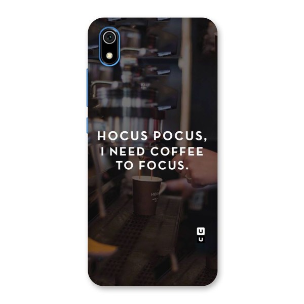 Coffee Focus Back Case for Redmi 7A