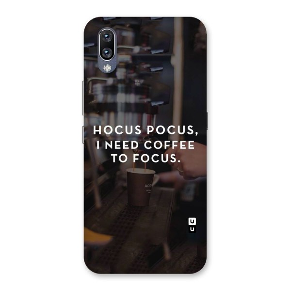 Coffee Focus Back Case for Vivo NEX