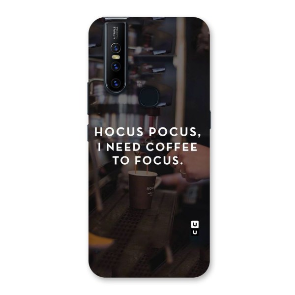 Coffee Focus Back Case for Vivo V15