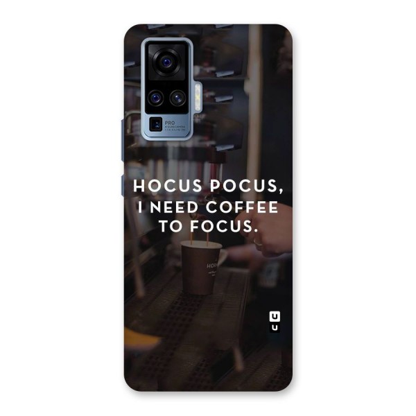 Coffee Focus Back Case for Vivo X50 Pro