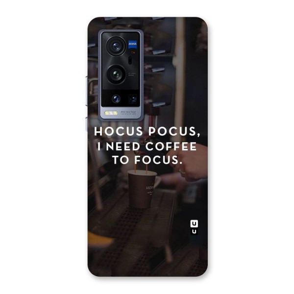 Coffee Focus Back Case for Vivo X60 Pro Plus