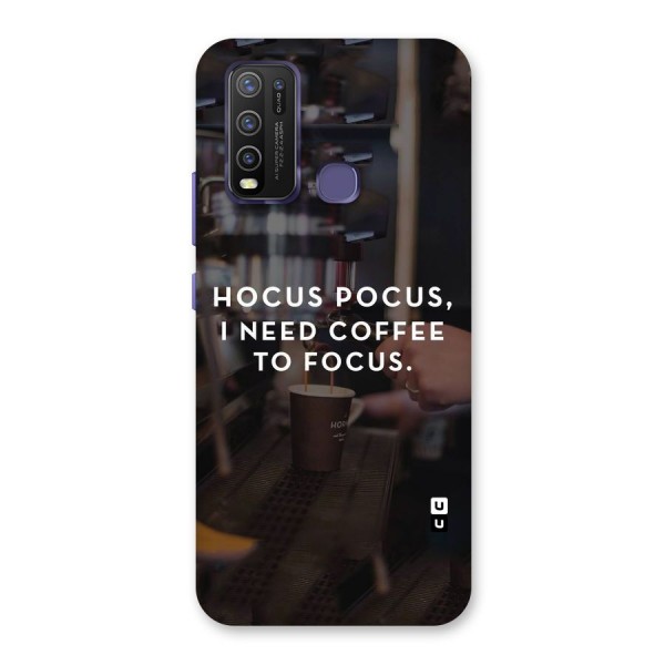 Coffee Focus Back Case for Vivo Y30