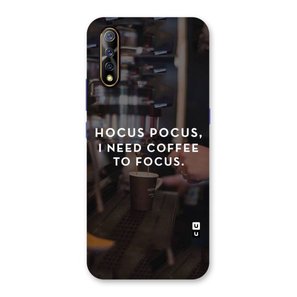 Coffee Focus Back Case for Vivo Z1x