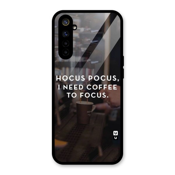 Coffee Focus Glass Back Case for Realme 6i