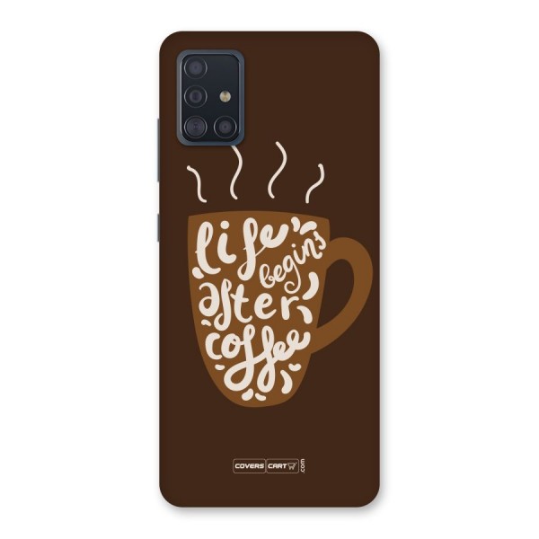 Coffee Mug Back Case for Galaxy A51