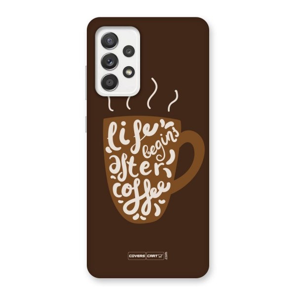 Coffee Mug Back Case for Galaxy A52