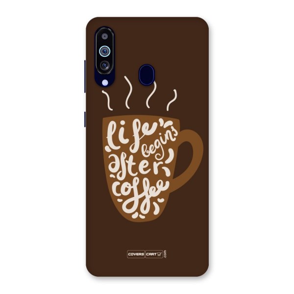 Coffee Mug Back Case for Galaxy A60