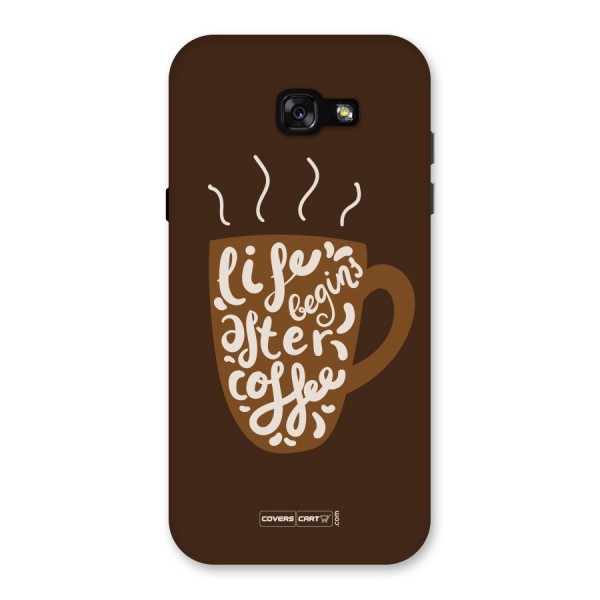 Coffee Mug Back Case for Galaxy A7 (2017)