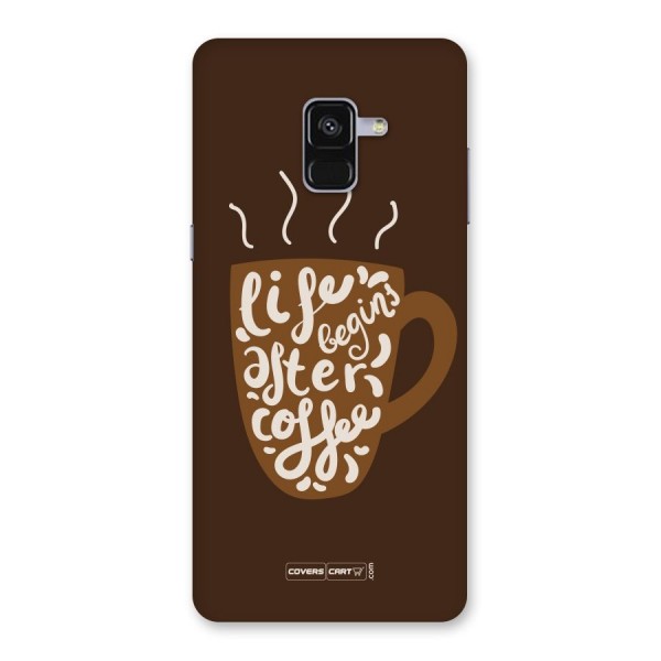 Coffee Mug Back Case for Galaxy A8 Plus