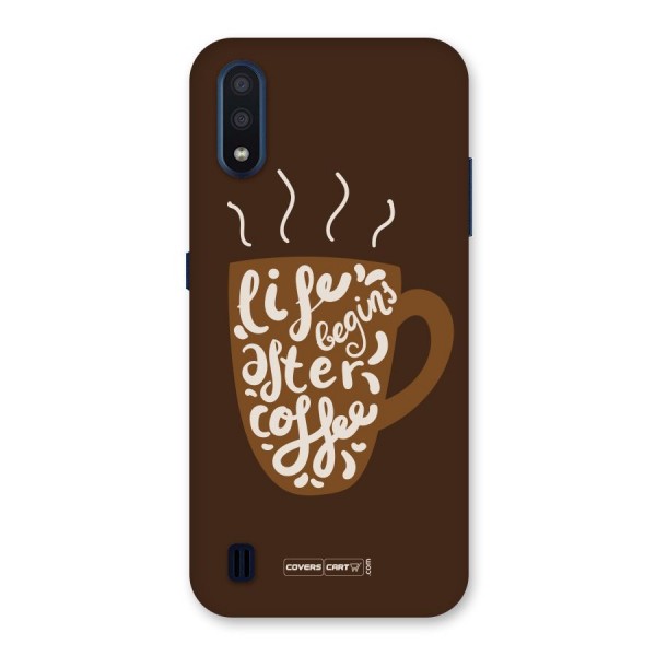 Coffee Mug Back Case for Galaxy M01