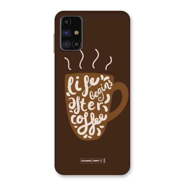 Coffee Mug Back Case for Galaxy M31s