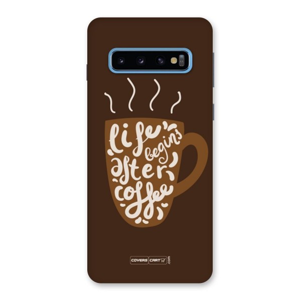 Coffee Mug Back Case for Galaxy S10