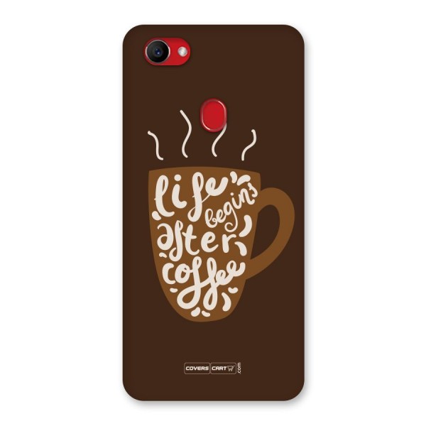 Coffee Mug Back Case for Oppo F7