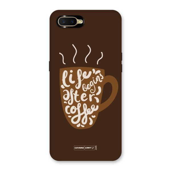 Coffee Mug Back Case for Oppo K1