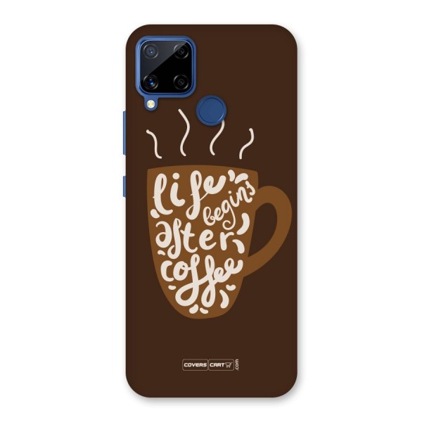 Coffee Mug Back Case for Realme Narzo 30A