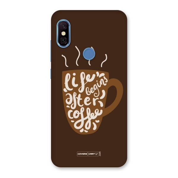 Coffee Mug Back Case for Redmi Note 6 Pro